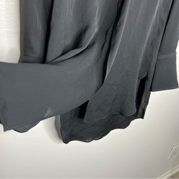 A moveable Feast Silk Black Top Tunic Sz XS - Picture 2 of 9